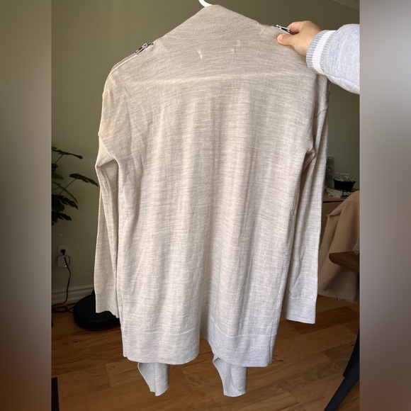 All Saints 100% Merino wool drapey cardigan - Picture 3 of 8